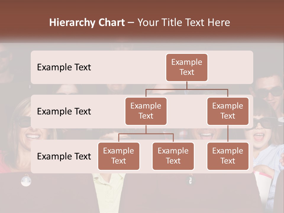 A Group Of People Sitting In A Movie Theater PowerPoint Template