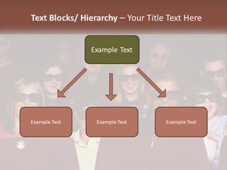 A Group Of People Sitting In A Movie Theater PowerPoint Template