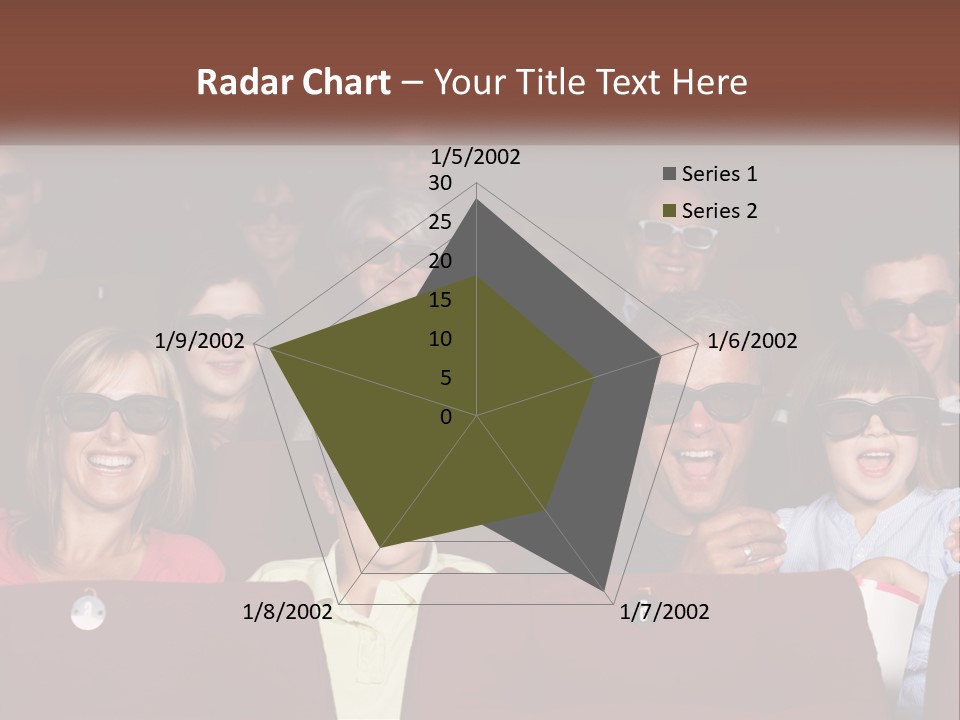 A Group Of People Sitting In A Movie Theater PowerPoint Template