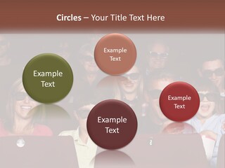 A Group Of People Sitting In A Movie Theater PowerPoint Template