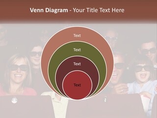 A Group Of People Sitting In A Movie Theater PowerPoint Template