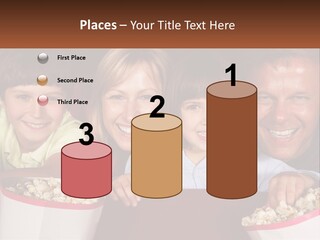 A Family Is Watching A Movie In A Theater PowerPoint Template