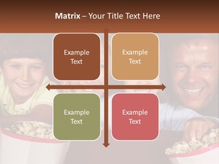 A Family Is Watching A Movie In A Theater PowerPoint Template