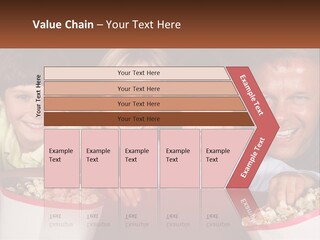 A Family Is Watching A Movie In A Theater PowerPoint Template