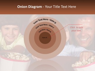 A Family Is Watching A Movie In A Theater PowerPoint Template