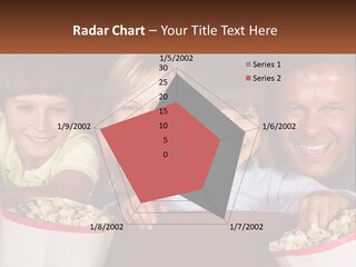A Family Is Watching A Movie In A Theater PowerPoint Template