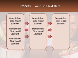 A Family Is Watching A Movie In A Theater PowerPoint Template