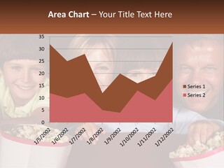 A Family Is Watching A Movie In A Theater PowerPoint Template