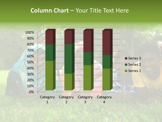 A Group Of People Laying On Top Of A Lush Green Field PowerPoint Template