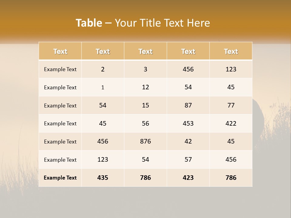 A Silhouette Of A Deer Standing In Tall Grass PowerPoint Template