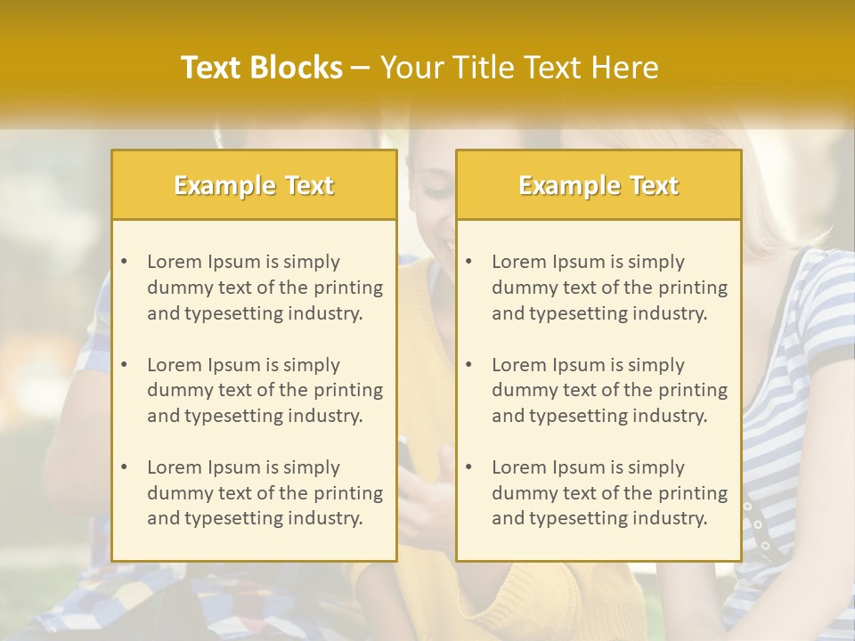 A Group Of Young People Looking At A Cell Phone PowerPoint Template