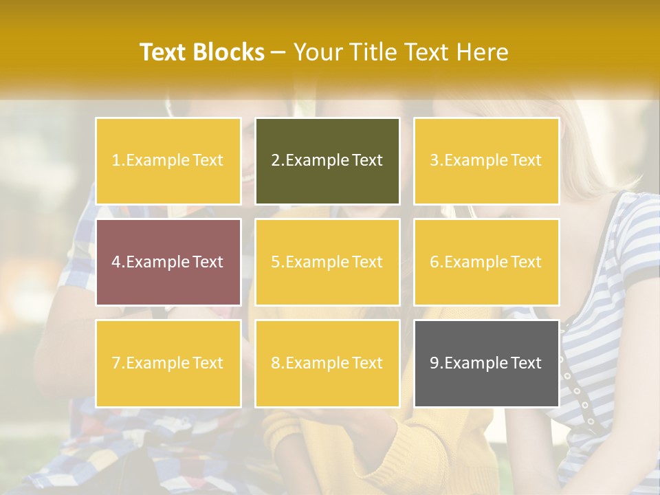 A Group Of Young People Looking At A Cell Phone PowerPoint Template