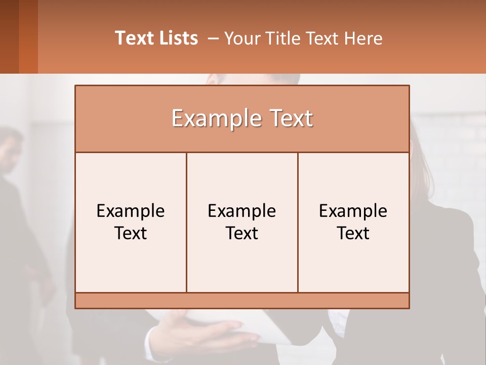 A Man And A Woman Looking At Something On A Table PowerPoint Template