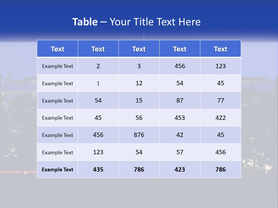 A Picture Of The White House At Night PowerPoint Template