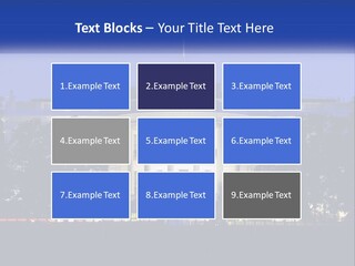 A Picture Of The White House At Night PowerPoint Template