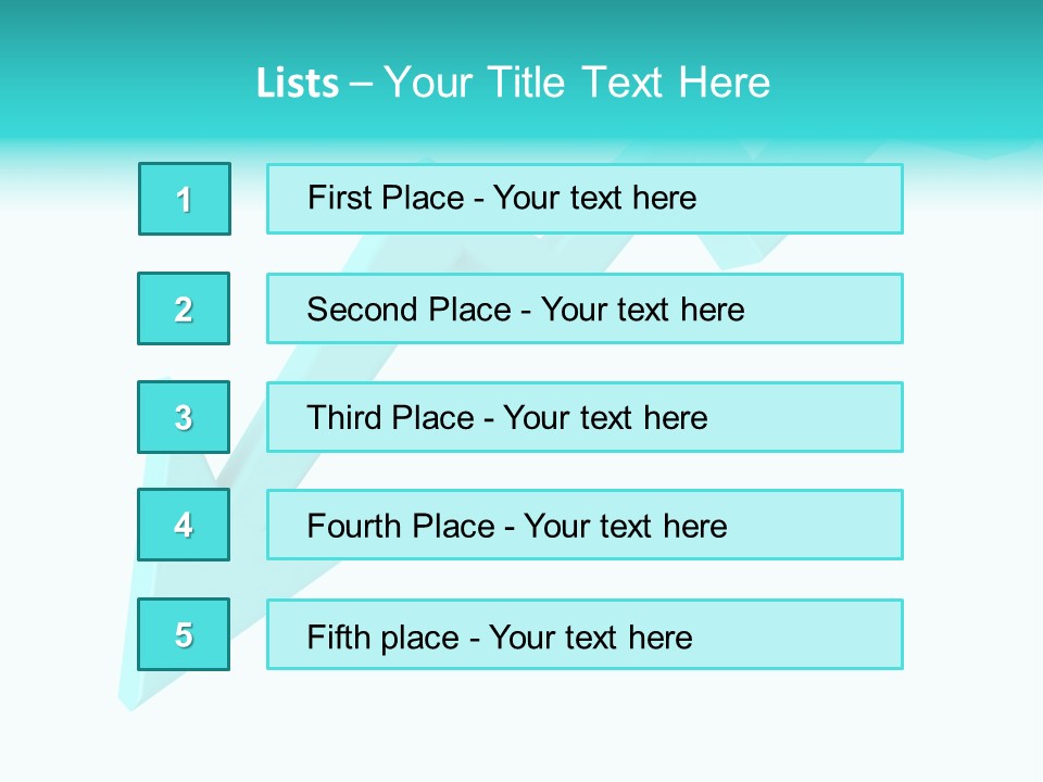 A Blue Arrow Pointing Upward On A White Background PowerPoint Template