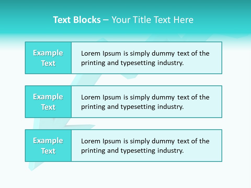 A Blue Arrow Pointing Upward On A White Background PowerPoint Template