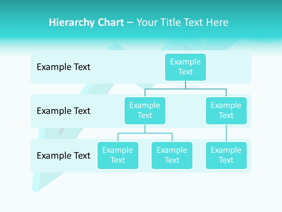 A Blue Arrow Pointing Upward On A White Background PowerPoint Template