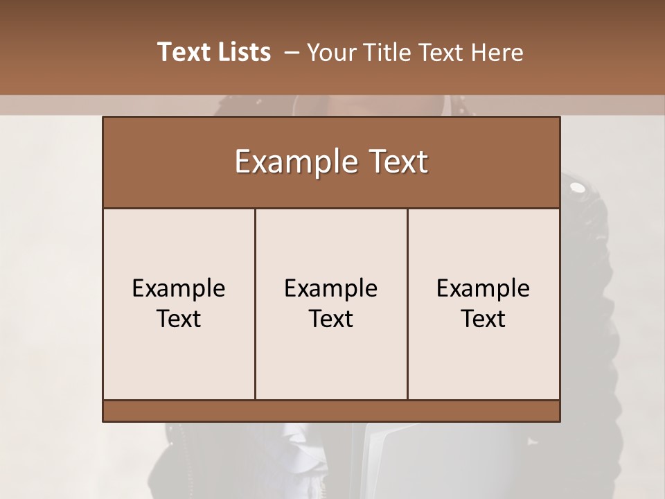 A Woman Is Holding A Folder And Smiling PowerPoint Template