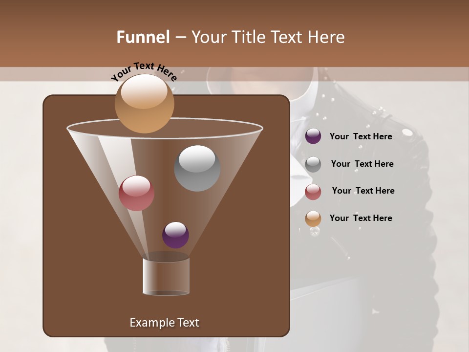 A Woman Is Holding A Folder And Smiling PowerPoint Template