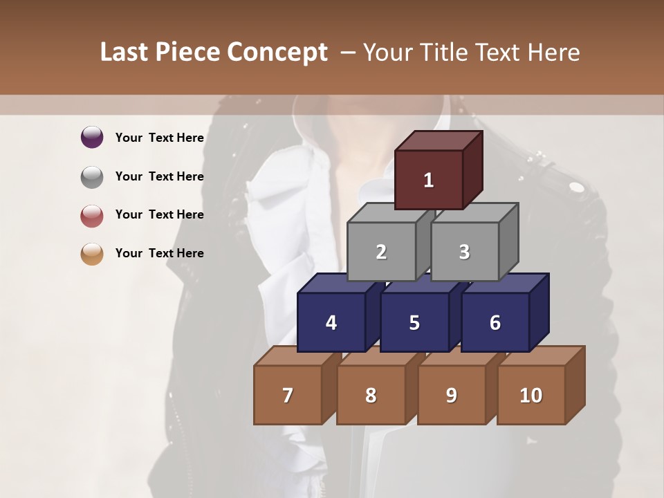 A Woman Is Holding A Folder And Smiling PowerPoint Template