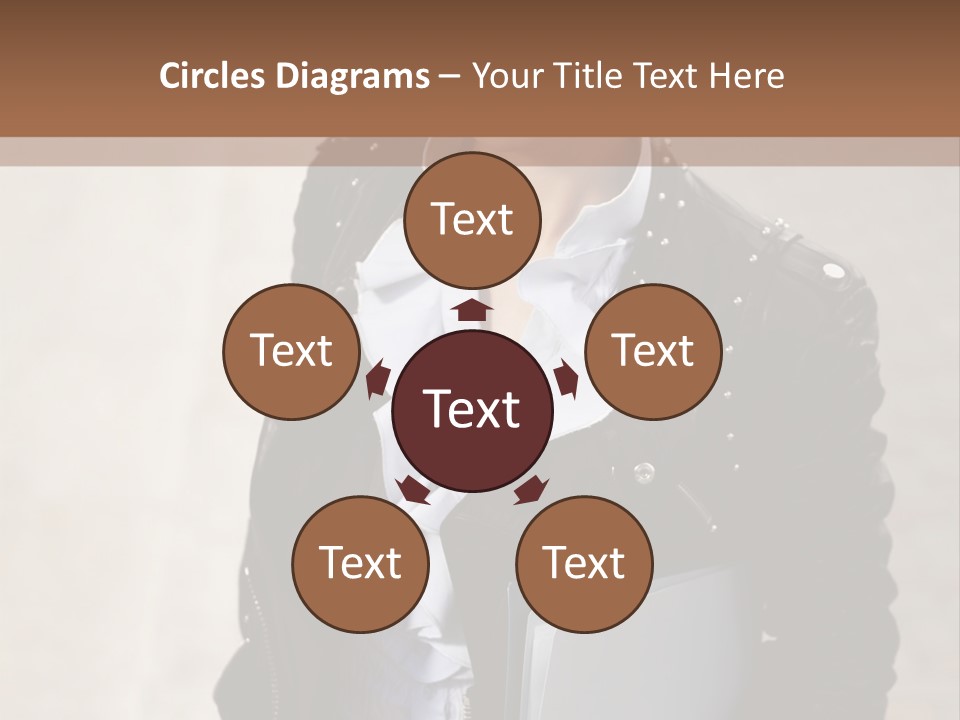 A Woman Is Holding A Folder And Smiling PowerPoint Template