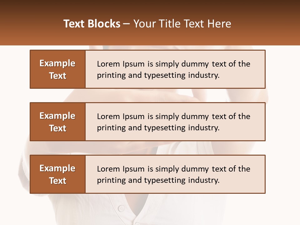 A Woman Holding Her Hands Up To Her Face PowerPoint Template