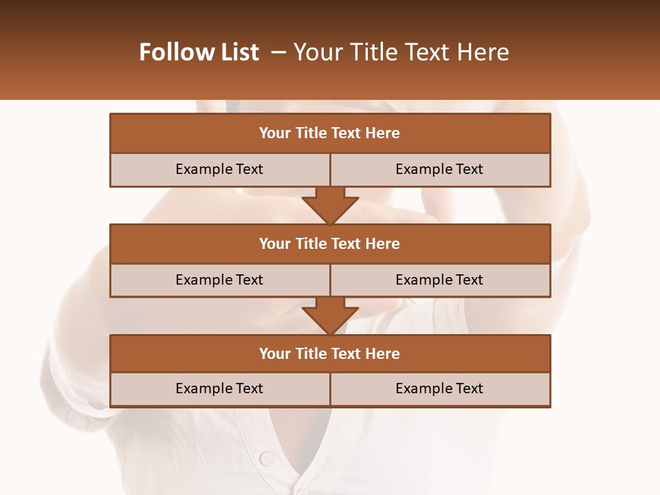 A Woman Holding Her Hands Up To Her Face PowerPoint Template