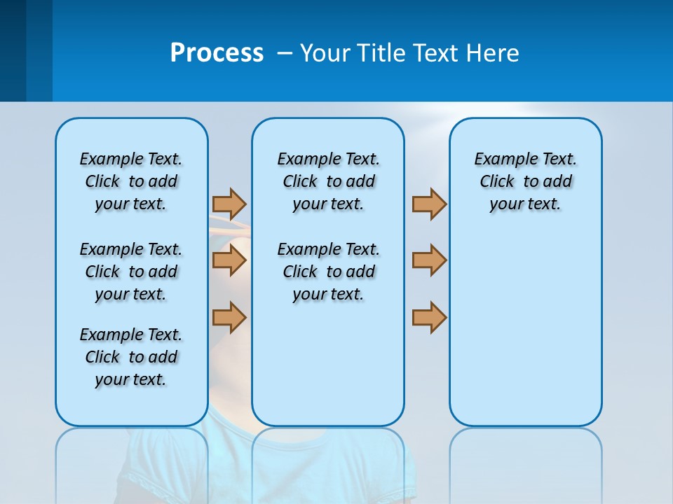 A Woman Wearing Sunglasses Is Looking Up At The Sun PowerPoint Template