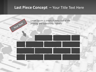 A Sound Board With Many Knobs And Knobs On It PowerPoint Template