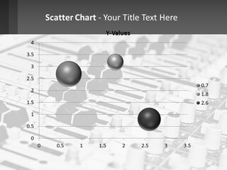 A Sound Board With Many Knobs And Knobs On It PowerPoint Template