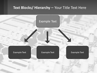 A Sound Board With Many Knobs And Knobs On It PowerPoint Template