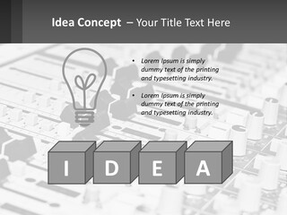A Sound Board With Many Knobs And Knobs On It PowerPoint Template