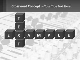 A Sound Board With Many Knobs And Knobs On It PowerPoint Template