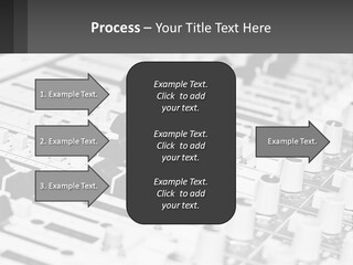 A Sound Board With Many Knobs And Knobs On It PowerPoint Template