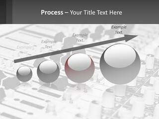 A Sound Board With Many Knobs And Knobs On It PowerPoint Template