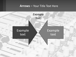 A Sound Board With Many Knobs And Knobs On It PowerPoint Template
