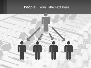 A Sound Board With Many Knobs And Knobs On It PowerPoint Template