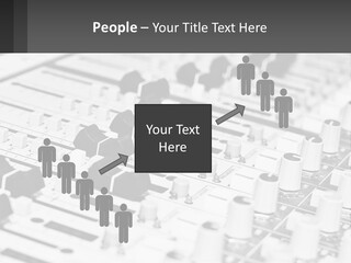 A Sound Board With Many Knobs And Knobs On It PowerPoint Template