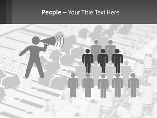 A Sound Board With Many Knobs And Knobs On It PowerPoint Template