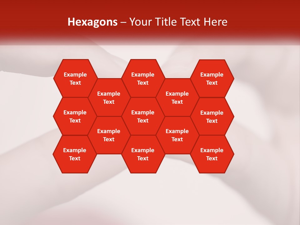 A Couple Of Hands Holding A Red Heart PowerPoint Template