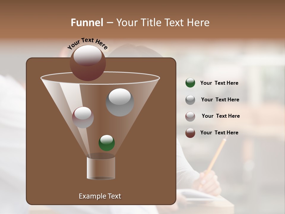 A Woman Sitting At A Desk With A Man PowerPoint Template