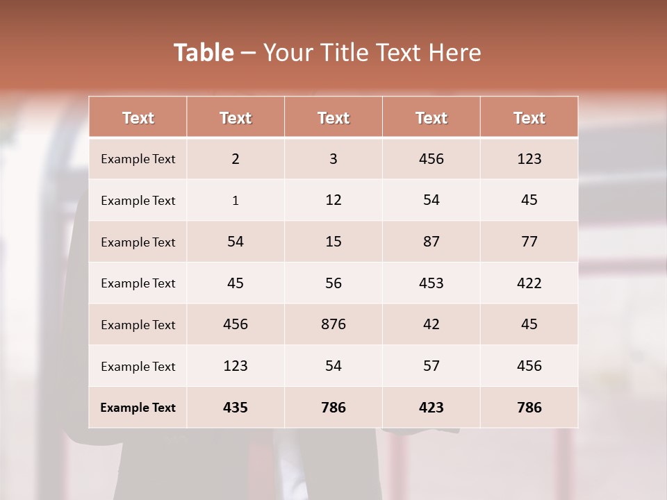 A Man In A Suit Reading A Newspaper PowerPoint Template