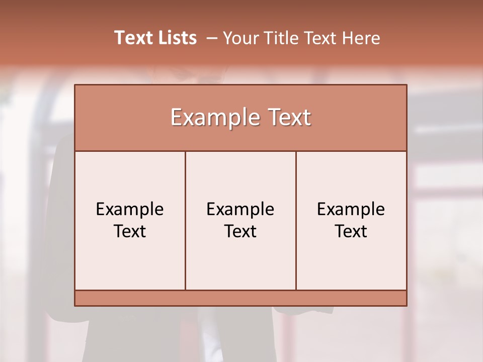 A Man In A Suit Reading A Newspaper PowerPoint Template