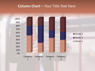 A Man In A Suit Reading A Newspaper PowerPoint Template