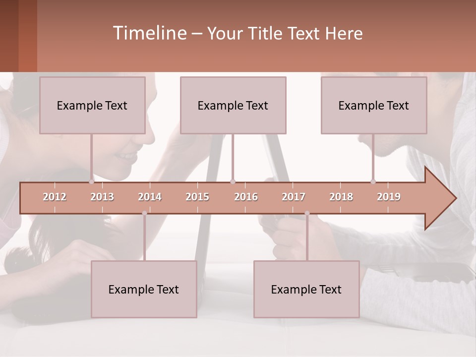 A Man And Woman Looking At A Laptop Screen PowerPoint Template