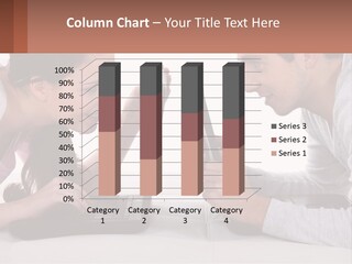 A Man And Woman Looking At A Laptop Screen PowerPoint Template