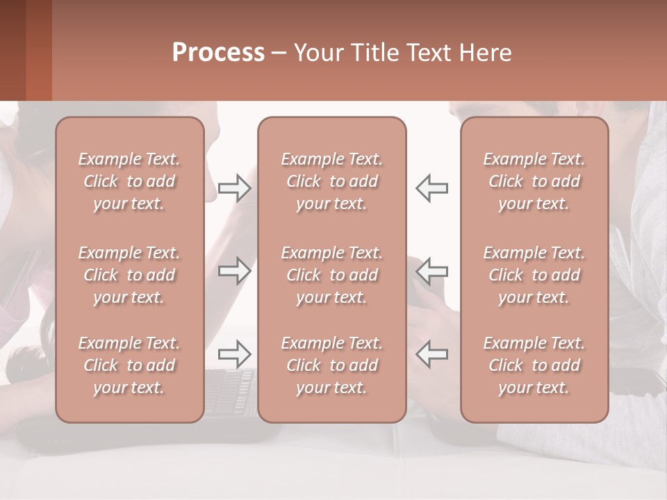 A Man And Woman Looking At A Laptop Screen PowerPoint Template