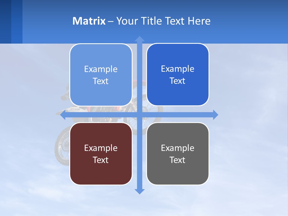 A Person On A Dirt Bike Jumping In The Air PowerPoint Template