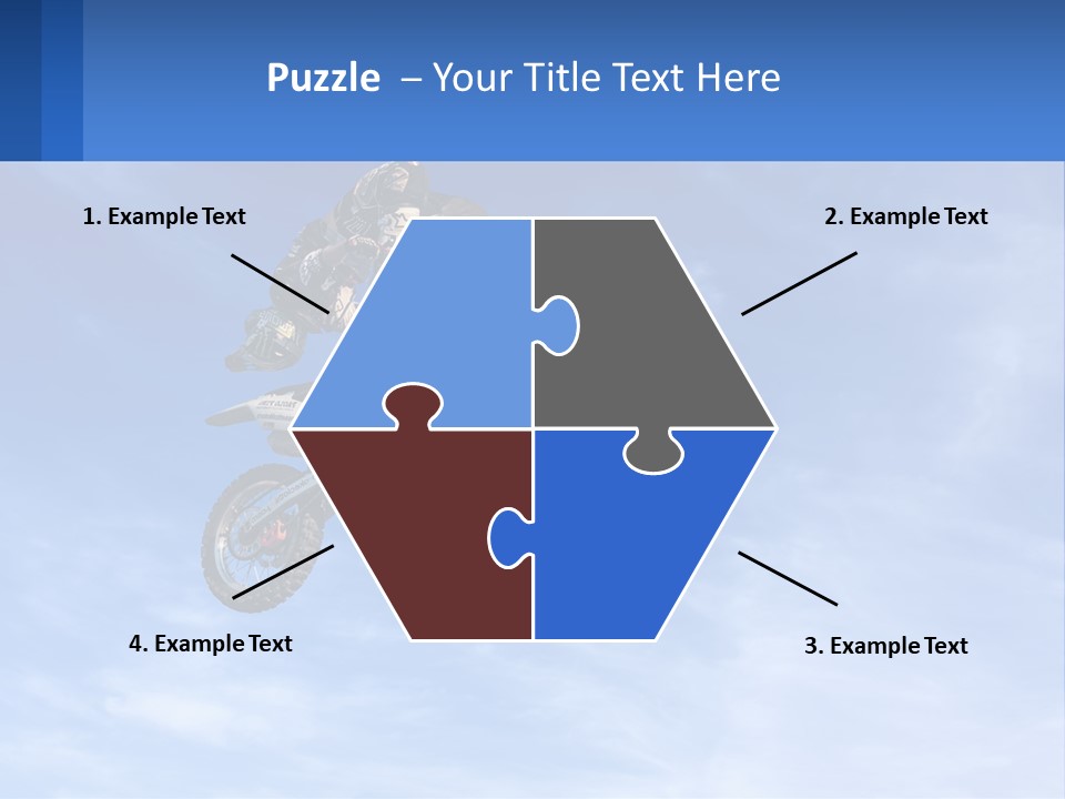 A Person On A Dirt Bike Jumping In The Air PowerPoint Template